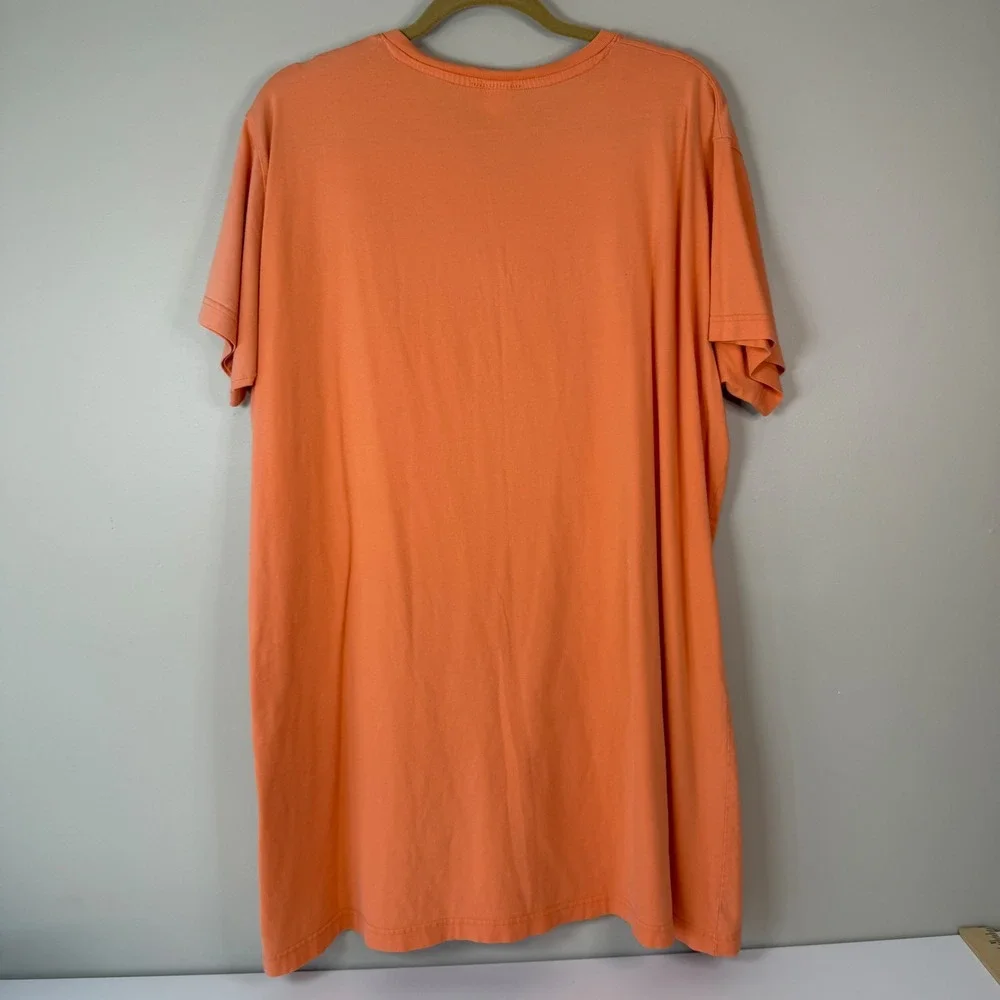 Walt Disney World XL Wilderness Lodge Orange Character Sleep Shirt w Flaws - Picture 4 of 8